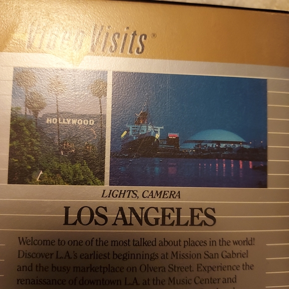 VHS movie  Visiting Los Angeles  rated pg-13 - Picture 5 of 6